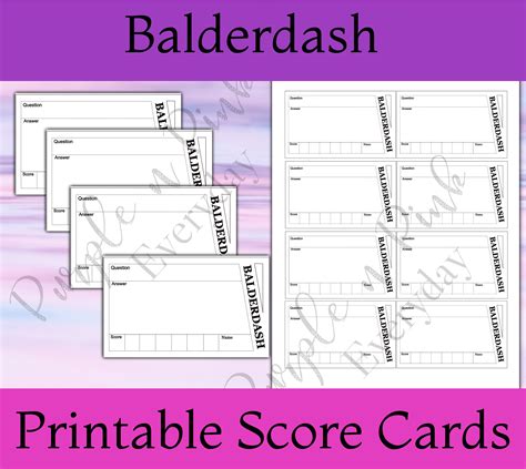 balderdash game cards pdf|BALDERDASH .